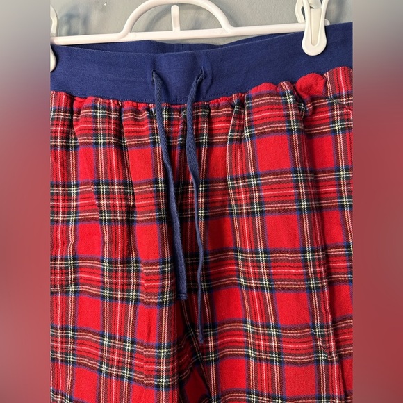 L.L. Bean Men’s Red Plaid Flannel Pajama Pants Size M Regular - Picture 4 of 7